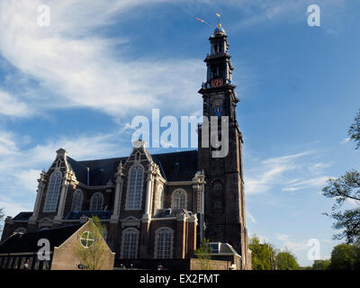 Westerkerk, Jordaan, Amsterdam, Netherlands Stock Photo
