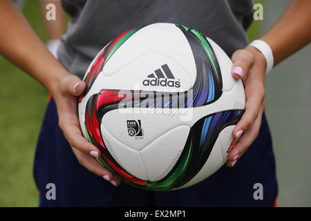 Edmonton, Canada. 4th July, 2015. The match ball Football/Soccer : FIFA Women's World Cup Canada 2015 third place match between Germany 0-1 England at Commonwealth Stadium in Edmonton, Canada . © Yusuke Nakanishi/AFLO SPORT/Alamy Live News Stock Photo