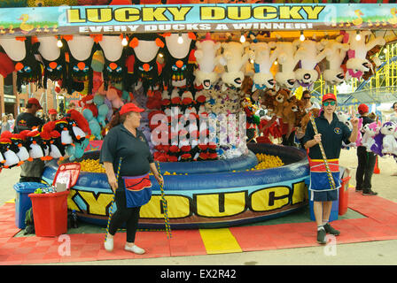 Rides and amusements at Royal Adelaide Show,  South Australia. Stock Photo