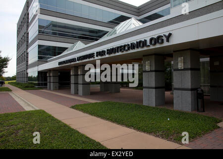 The headquarters building of HudsonAlpha Institute for Biotechnology is ...