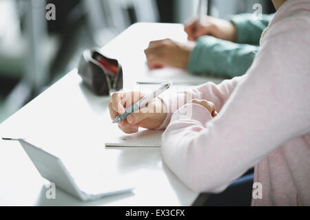 University students in the classroom Stock Photo