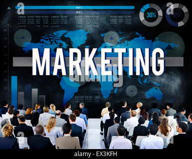 Marketing Commercial Business Analysis Data Concept Stock Photo