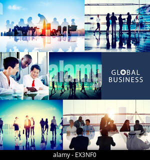Global Business People Corporate Collection Concept Stock Photo