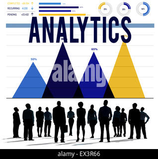 Analytics Information Statistics Technology Traffic Concept Stock Photo
