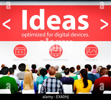 Ideas Thoughts Intelligence Knowledge Seminar Conference Learning Concept Stock Photo
