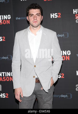 The season two premiere of 'Hunting Season' held at Sunshine Landmark - Arrivals  Featuring: Hunter Hoffman Where: New York, United States When: 05 May 2015 C Stock Photo