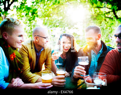 Party Celebrating Friendship Drinking Togethernness Concept Stock Photo