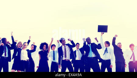 Business People Corporate Celebration Success Concept Stock Photo