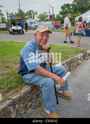 Pioneer Days Festival in the small North Florida town of High Springs. Stock Photo