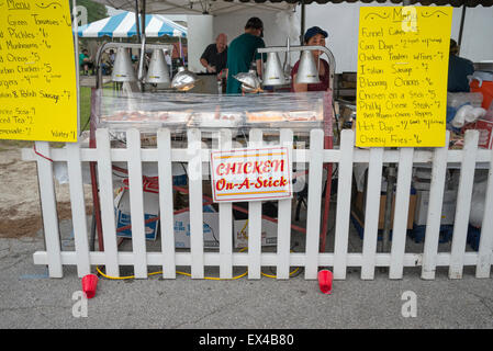 Pioneer Days Festival in the small North Florida town of High Springs. Stock Photo