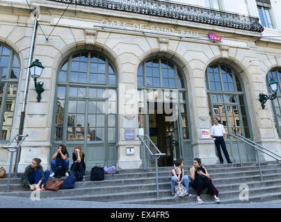 Gare de St Paul in Lyon on the Rhone-Alpes railway France Europe Stock Photo