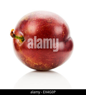 plum isolated on the white background. Stock Photo