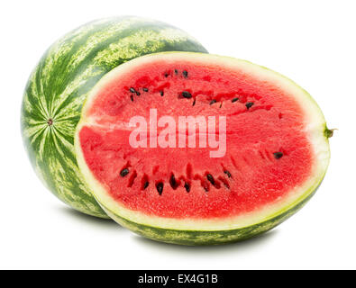 watermelon slice isolated on white background Stock Photo - Alamy