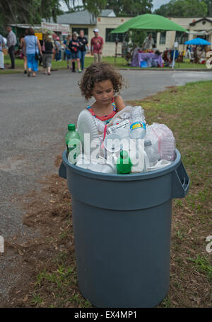 Pioneer Days Festival in the small North Florida town of High Springs. Stock Photo