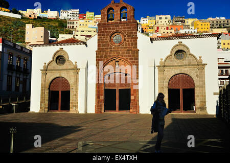 The church 'Nuestra Señora de la Asunción' in San Sebastian de la Gomera, La Gomera, Canary Islands, Spain Stock Photo