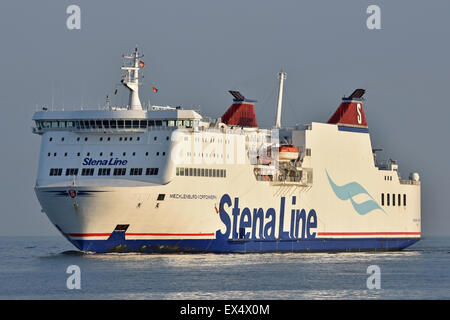 Mecklenburg-Vorpommern inbound Rostock from Trelleborg Stock Photo