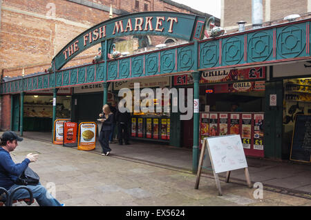 Derby Market Hall, 1866,  by Rowland Mason Ordish, Derby, Derbyshire, England Stock Photo