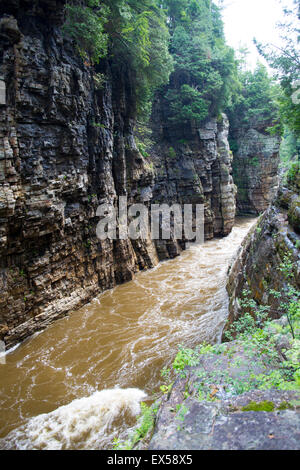 Ausable Chasm in Adirondack Mountains NY Stock Photo