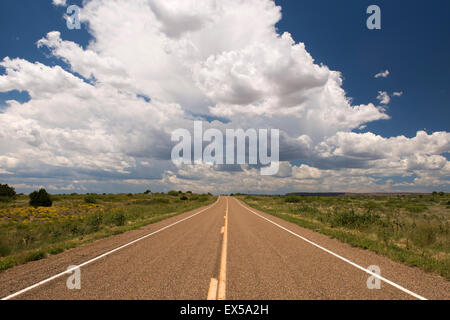 Route 102 in New Mexico Stock Photo