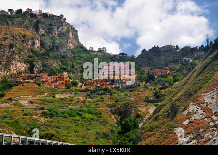 There are many interesting and scenic sites to see in and around Catania, Taormina and Sicily Italy. Stock Photo