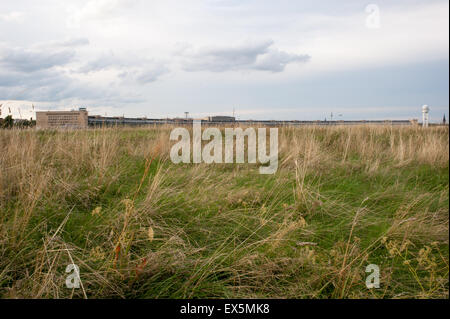 The former airport of Tempelhof in Berlin, Germany Stock Photo