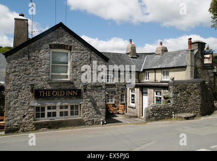 The Old Inn  Widecombe in the Moor  Devon England UK Stock Photo