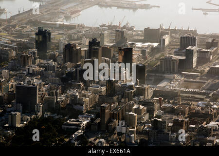 Aerial view of downtown Cape Town, South Africa
