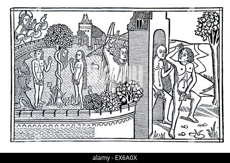 The Expulsion from the Garden of Eden - Illustration by Paul Gustave ...