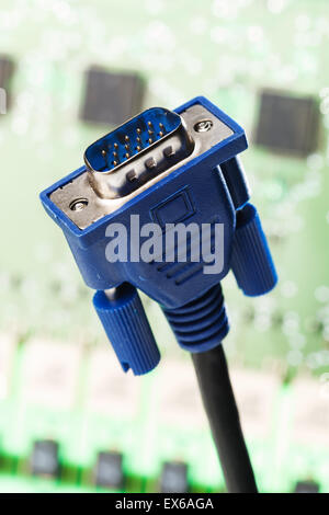 Computer cable Stock Photo