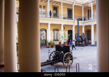 National Historical Museum,courtyard, Santiago. Chile. Stock Photo