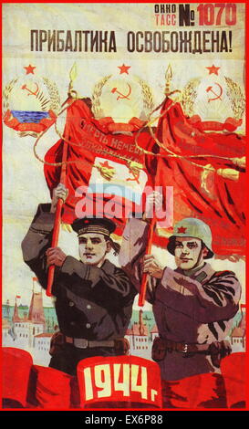 World War 2 Russian Soviet Propaganda Film Poster - 'Battle of Stock ...