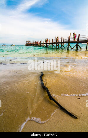 Manukan Island is the island in the Tunku Abdul Rahman National Park, Malaysia's first marine national park. It is located in state of Sabah. Stock Photo