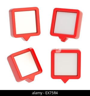 Geo tag button element isolated Stock Photo