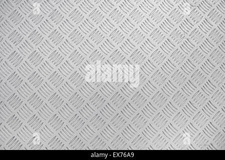 Diamond Steel Metal Plate Background for Anti-Skid Flooring in Construction Industry Stock Photo