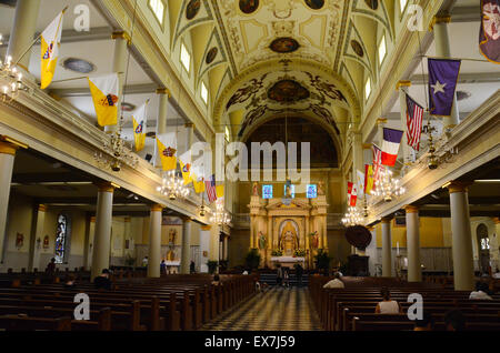 St. Louis Cathedral (New Orleans) oldest catholic cathedral in america Saint-Louis cathedral in New Orleans, Louisiana Stock Photo