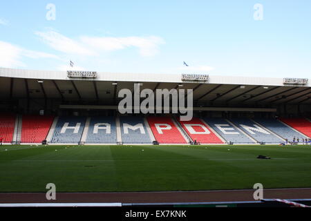 Hampden Park, Glasgow, Scotland's national stadium Stock Photo