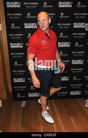 Celebrities at the Mike Tindall Annual Celebrity Golf Classic  Featuring: Mike Tindall Where: London, United Kingdom When: 08 May 2015 Stock Photo