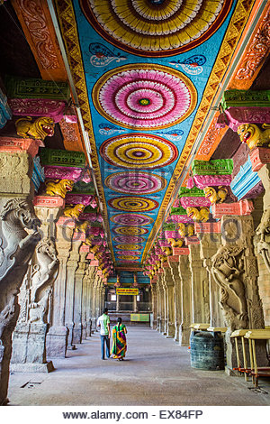 Thousand pillar hall at meenakshi temple in madurai at tamilnadu Stock ...