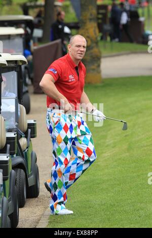 Celebrities at the Mike Tindall Annual Celebrity Golf Classic  Featuring: Mike Tindall Where: London, United Kingdom When: 08 May 2015 Stock Photo