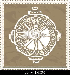 Hunab Ku.  Mayan symbol. Vector illustration. Stock Vector