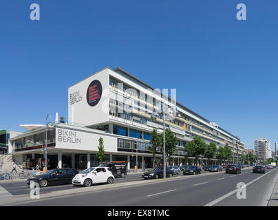 Exterior view of new Bikini Berlin upmarket fashion and design shopping mall in Berlin Germany Stock Photo