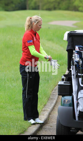 Celebrities at the Mike Tindall Annual Celebrity Golf Classic  Featuring: Jodie Kidd Where: London, United Kingdom When: 08 May 2015 Stock Photo