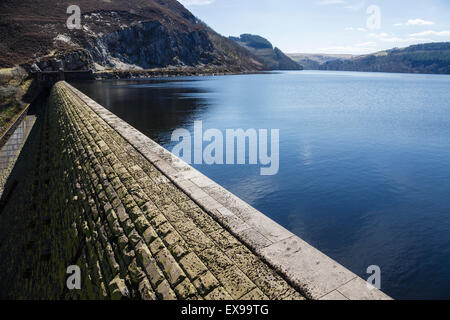 Caban Coch Reservoir, Elan Valley, Powys, Wales Stock Photo