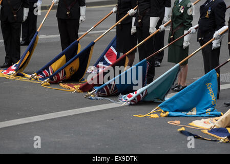 VE Day 70th Anniversary service at the Cenotaph.  Featuring: Atmosphere Where: London, United Kingdom When: 08 May 2015 Stock Photo