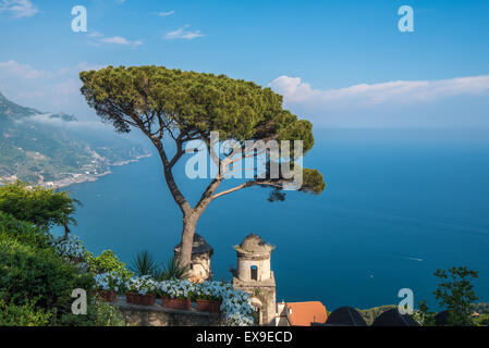 Villa Rufolo in Ravello town, Amalfi coast, Italy Stock Photo