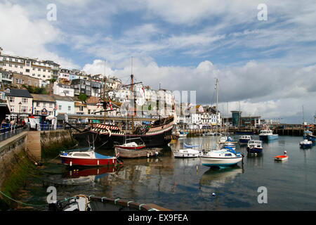 Golden Hind   Brixham  Devon England UK Stock Photo