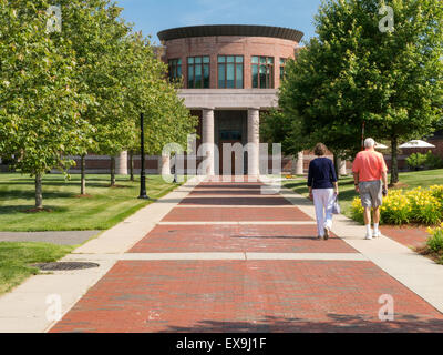 Joseph W. Martin Institute for Law and Society, Stonehill College Campus, Easton, MA Stock Photo