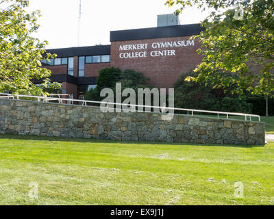 Merkert Gymnasium College Center, Stonehill College Campus, Easton, MA Stock Photo