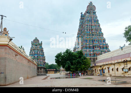 Sri Madurai Meenakshi Amman Temple Stock Photo