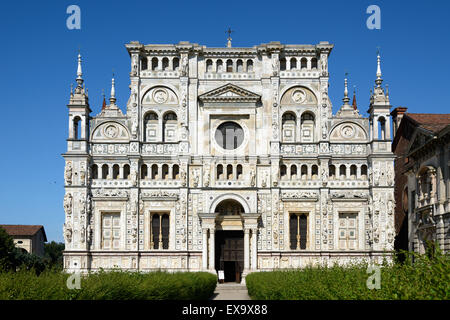 Certosa di Pavia, landmark medieval monastery in Pavia, Italy Stock Photo